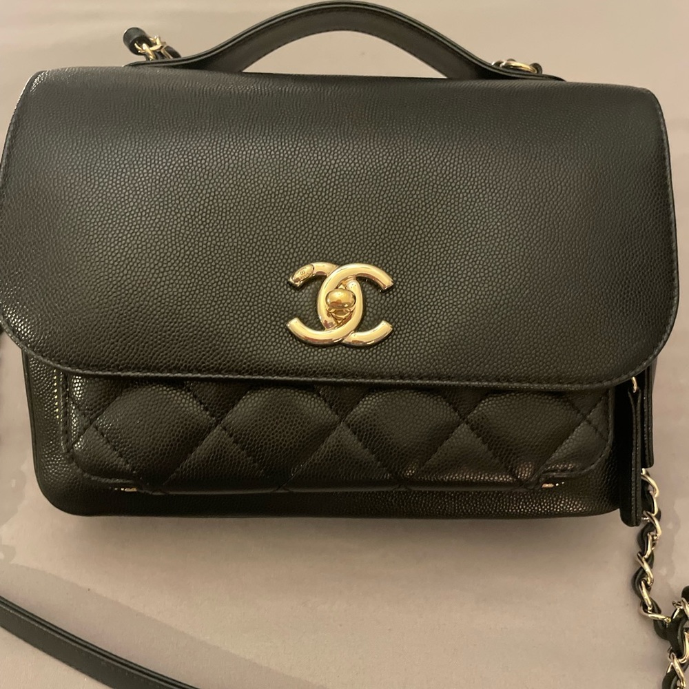 Chanel Business Affinity Small Caviar Leather